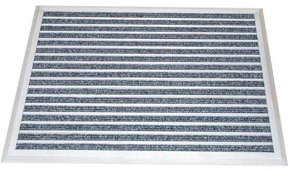 Paillasson de bienvenue en alliage d'aluminium robuste