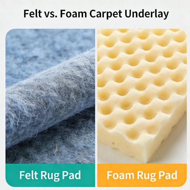 Sous-couche de tapis en feutre ou en mousse : quel est le meilleur pour les revendeurs ?