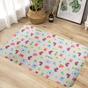 Tapis d'entrée Pleinette ultra-mince petite surface douce tapis intérieur non glip