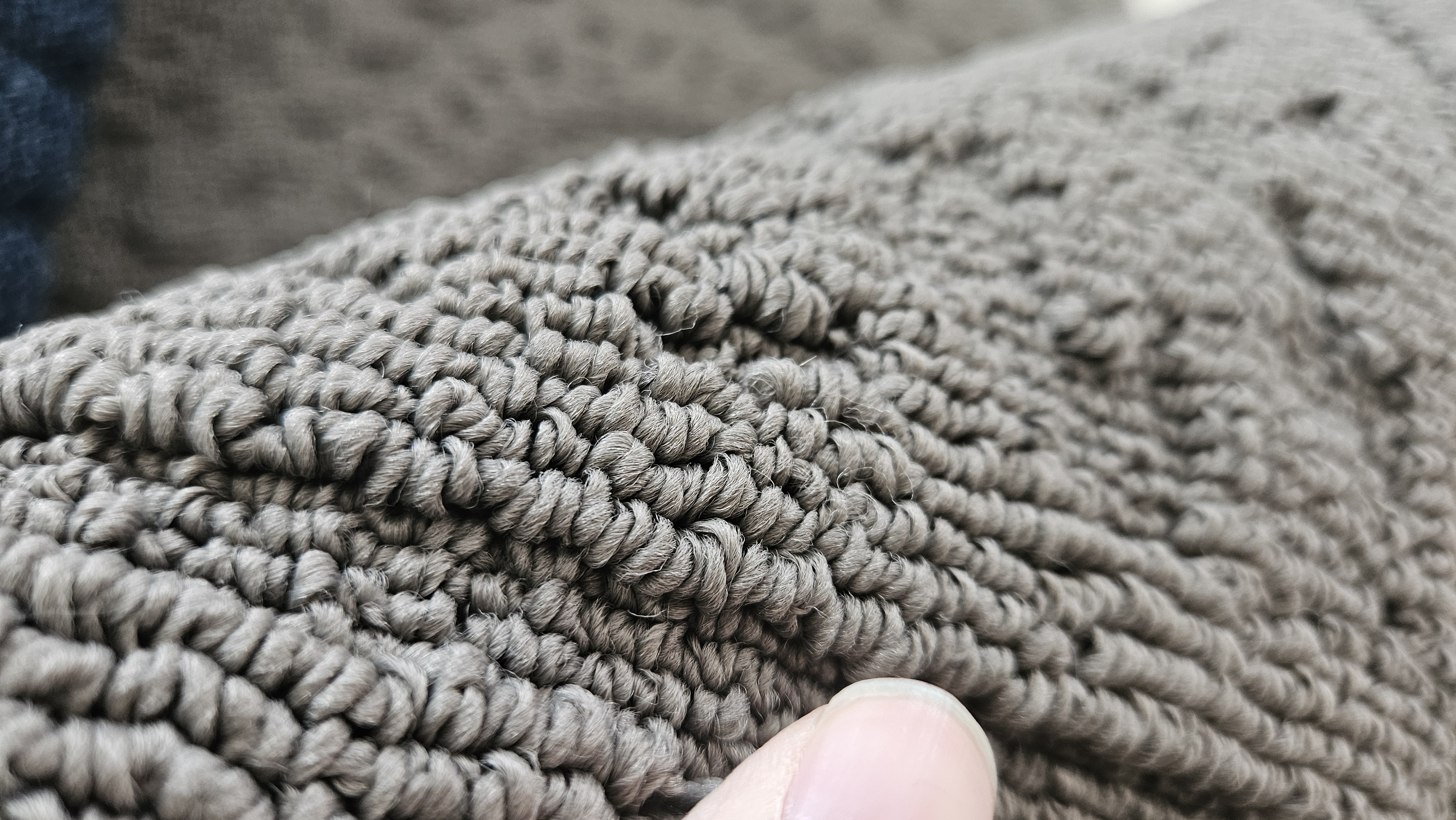 Présentoir circulaire de surface de coussin de sable grattant en velours (8)