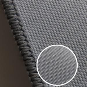 Gros plan sur un support de tapis en fourrure artificielle en peluche