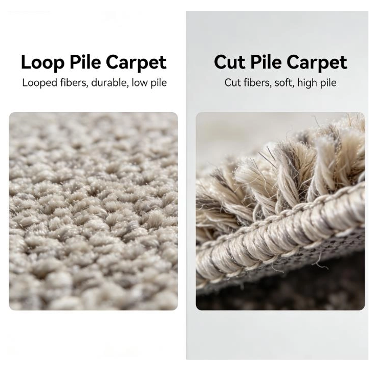 Poil bouclé ou poil coupé : le choix artisanal de base qui débloque les performances du tapis