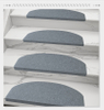 Tapis d'escalier adhésif transparent imperméable, antidérapant, résistant à l'usure, silencieux, auto-adhésif