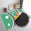 Des tapis de zone motifs de dessins animés colorés, des tapis rectangulaires, des chambres pour enfants, des salles à manger, de la vie, du décor de la maison