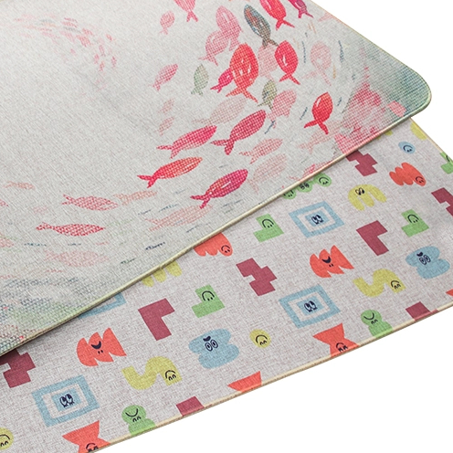 Tapis d'entrée Pleinette ultra-mince petite surface douce tapis intérieur non glip