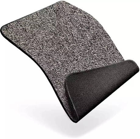 Tapis de salle de bain doux de luxe tapis de salle de bain en peluche non glissable, micro-bienne de bain à rayures absorbantes en microfibre pour salle de bain, salle de bain