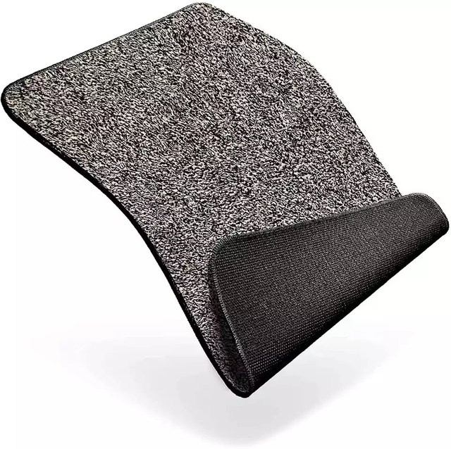 Tapis de salle de bain doux de luxe tapis de salle de bain en peluche non glissable, micro-bienne de bain à rayures absorbantes en microfibre pour salle de bain, salle de bain