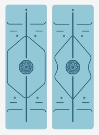 Tapis de yoga disponibles en plusieurs couleurs