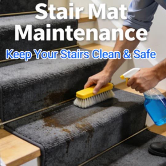 Solution pratique pour entretenir les tapis d'escalier : Augmentez la satisfaction client de 30 %.