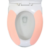 Housse de siège de toilette, salle de bain, douce, épaisse, élastique, lavable, coussins de siège de toilette, facile à installer et à nettoyer, tapis de toilette