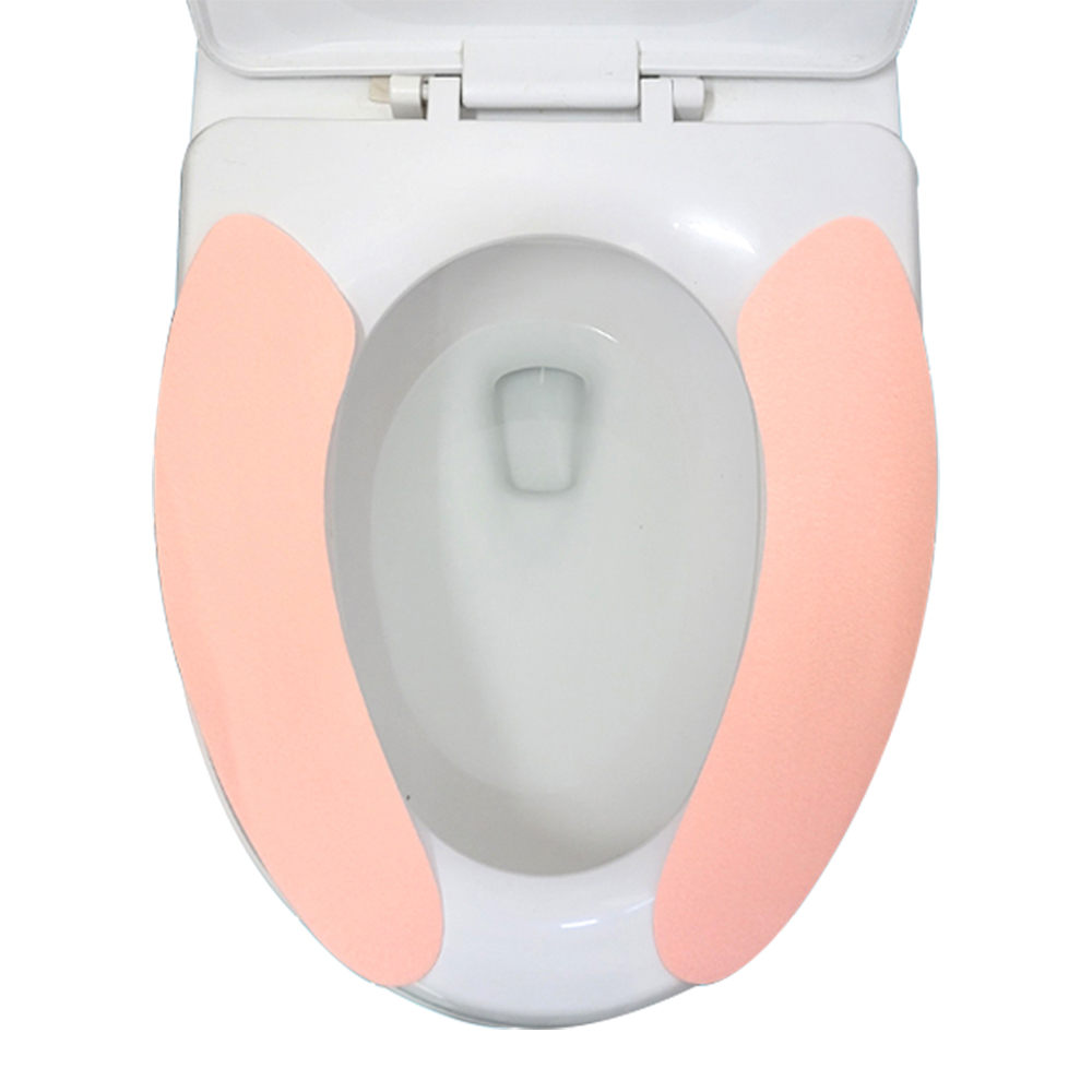 Housse de siège de toilette salle de bain doux épais élastique lavable coussins de siège de toilette sont faciles à installer et à nettoyer tapis de toilette