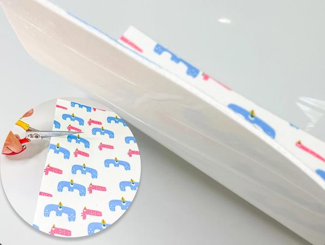 Les coussinets pour enfants peuvent être coupés