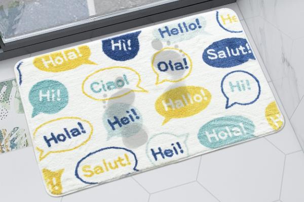 Tapis de bain peluche (2)