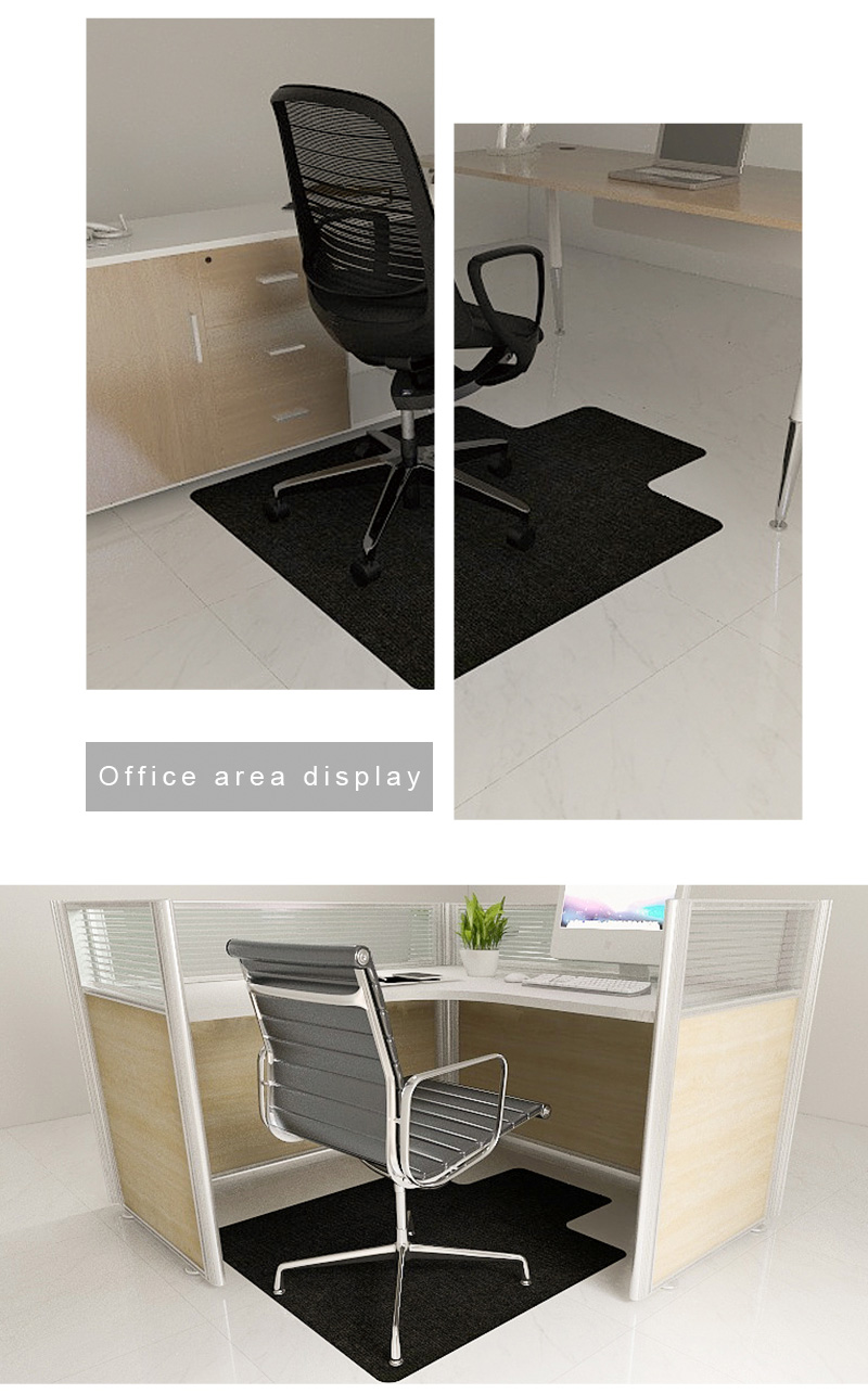Coussins de chaise de bureau pour bureaux en bois dur Coussins de chaise épais et durables pour fauteuils roulants roulants, faciles à glisser, protection du sol