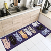 Tapis de cuisine lavables en machine, tapis de cuisine et tapis de sol antidérapants, tapis absorbants pour cuisines, éviers et buanderies