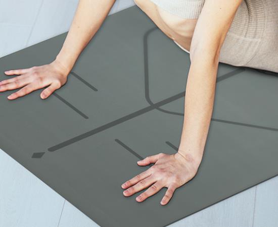 Affichage de l'utilisation du tapis de yoga