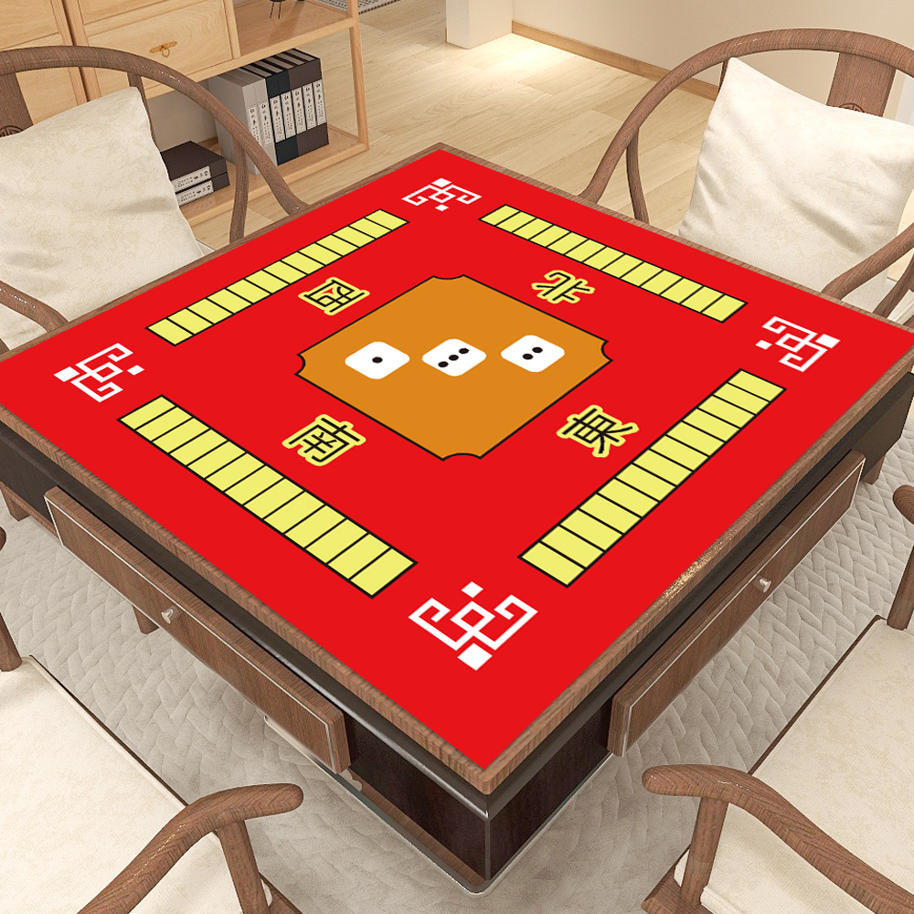 Tapis de table de poker lisse et facile à nettoyer Tapis de poker en caoutchouc antidérapant pour blackjack, casino, jeu de hasard