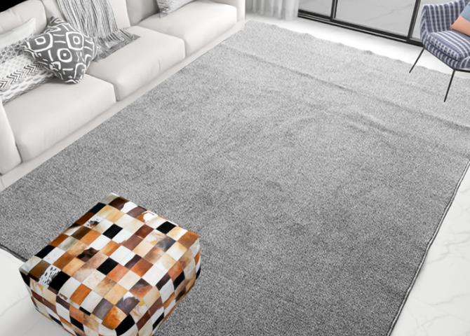 Image d'affichage de tapis en peluche courte