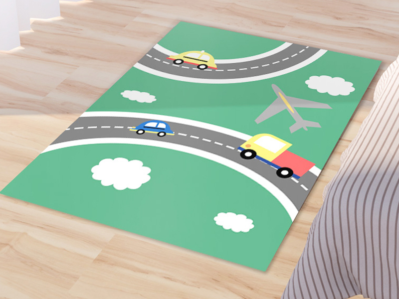 Introduction du tapis en polyester 