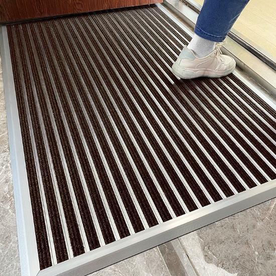 Afficher l'image du paillasson de bienvenue en alliage d'aluminium robuste (3)