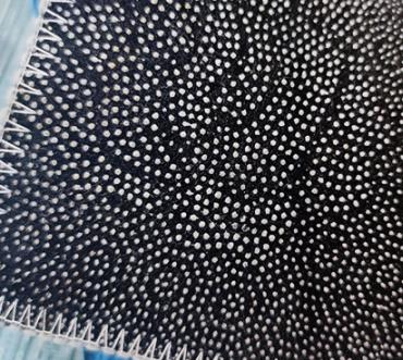 Close up de support de tapis de salon