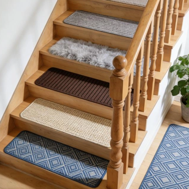 Comment choisir le bon tapis d'escalier pour un escalier en bois